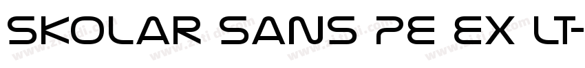 Skolar Sans PE Ex Lt字体转换